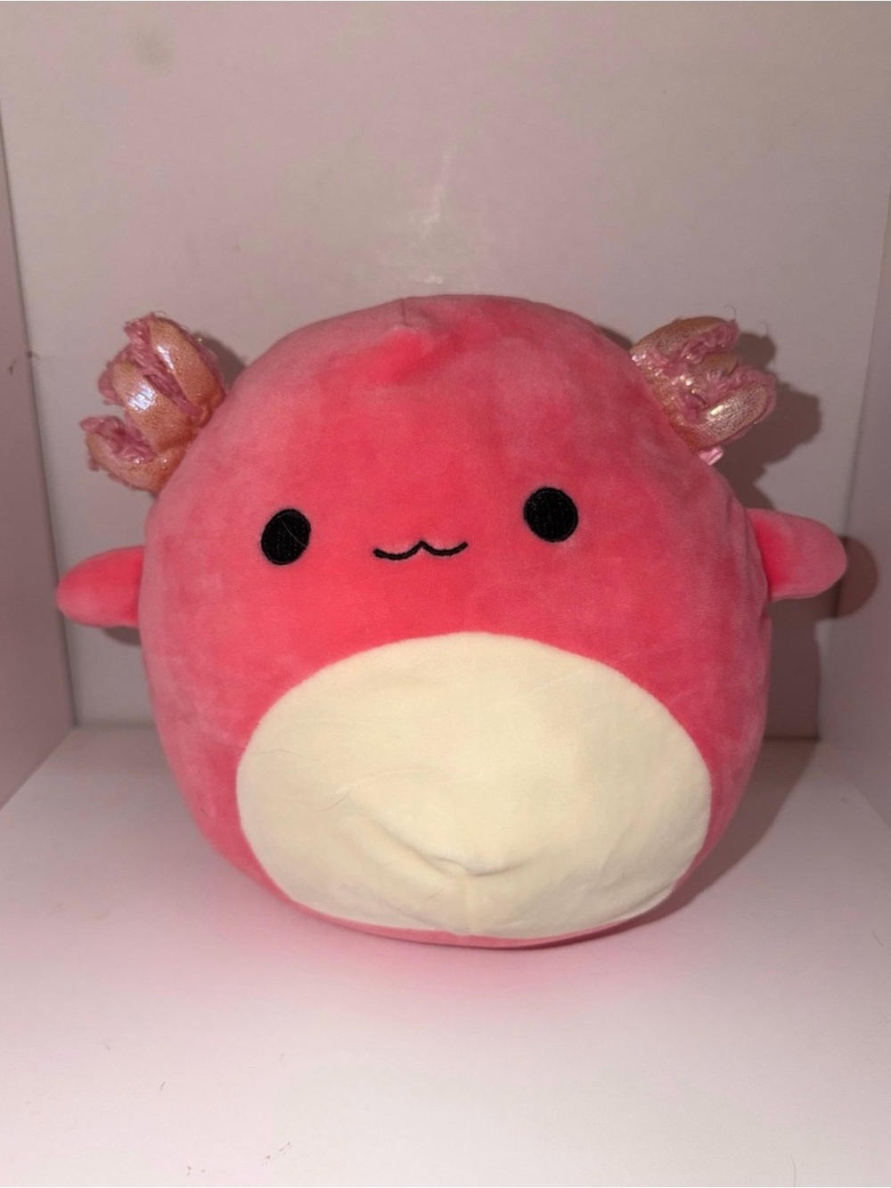 Archie Squishmallows Pink Cream Axolotl Plush